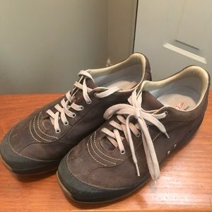 MBT Mens Brown Leather Walking Shoes Size 12